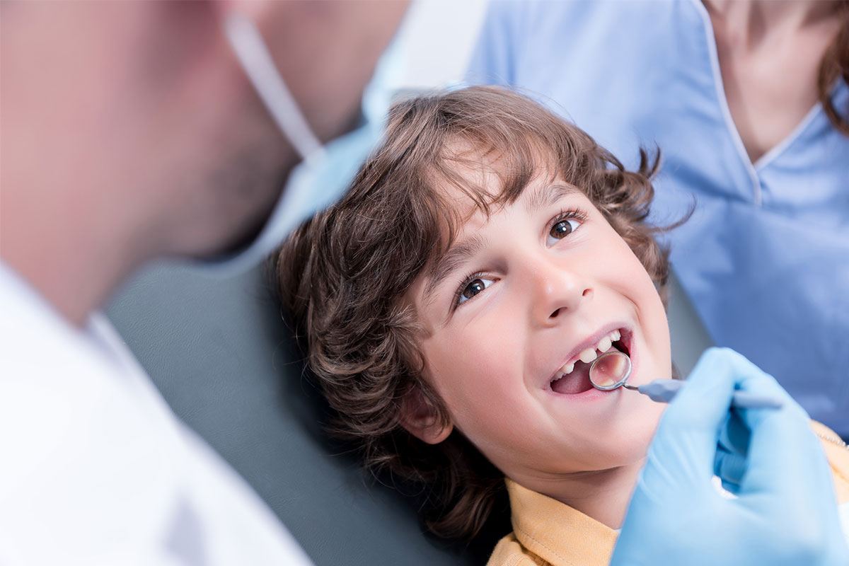 kid at the dental